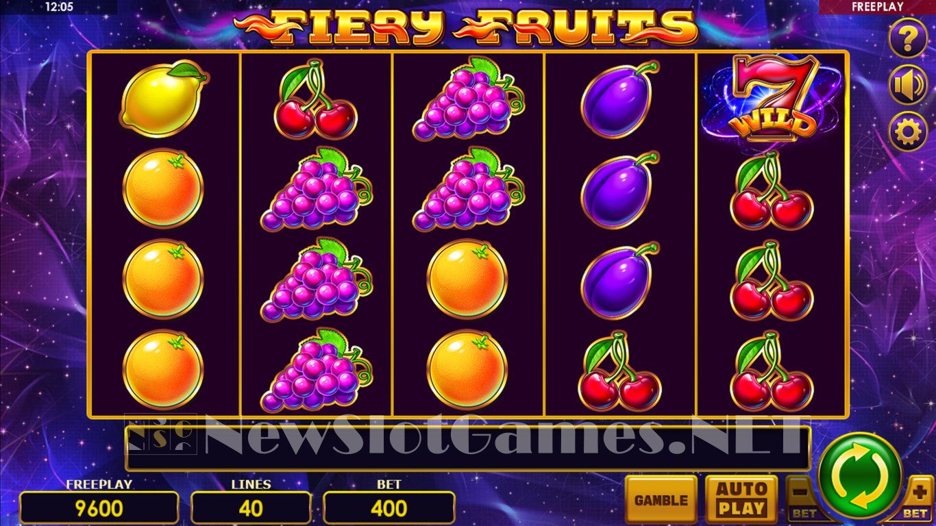 Fiery Fruits Slot Demo Image