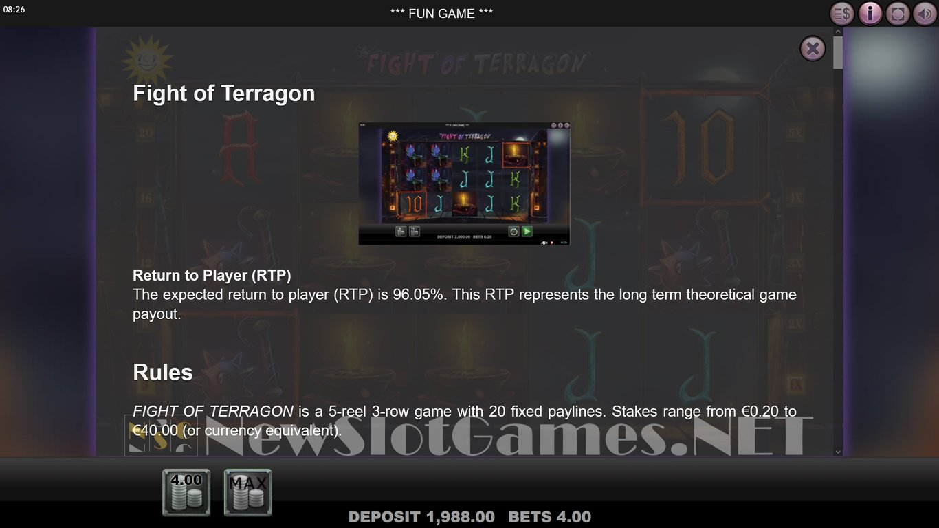 Fight of Terragon Slot Slot Image in Demo - pic. 3