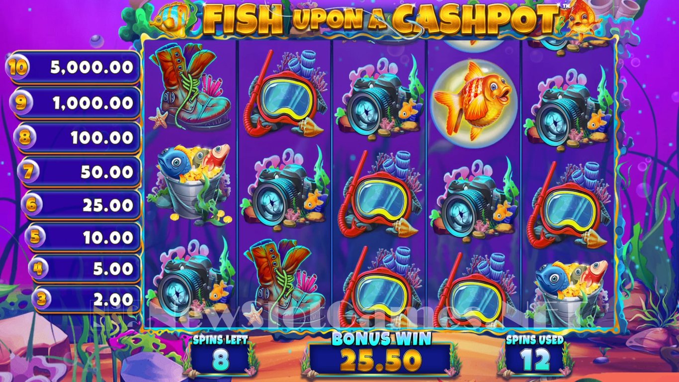 Fish Upon a Cashpot Slot Demo Image