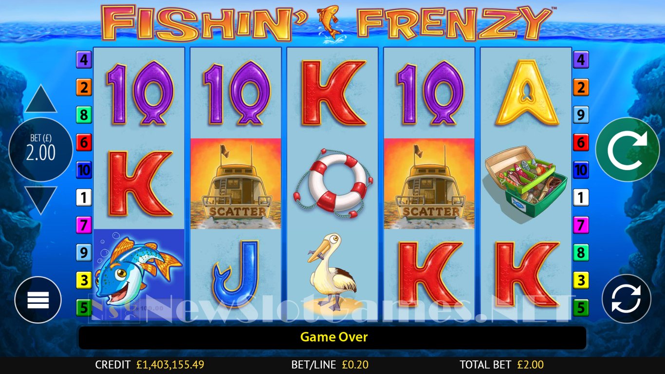 Fishin Frenzy Spin Boost Slot Demo Image