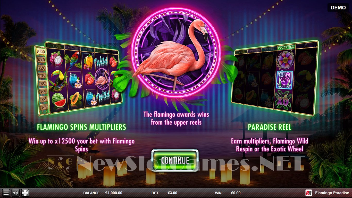 Flamingo Paradise Slot Demo Image