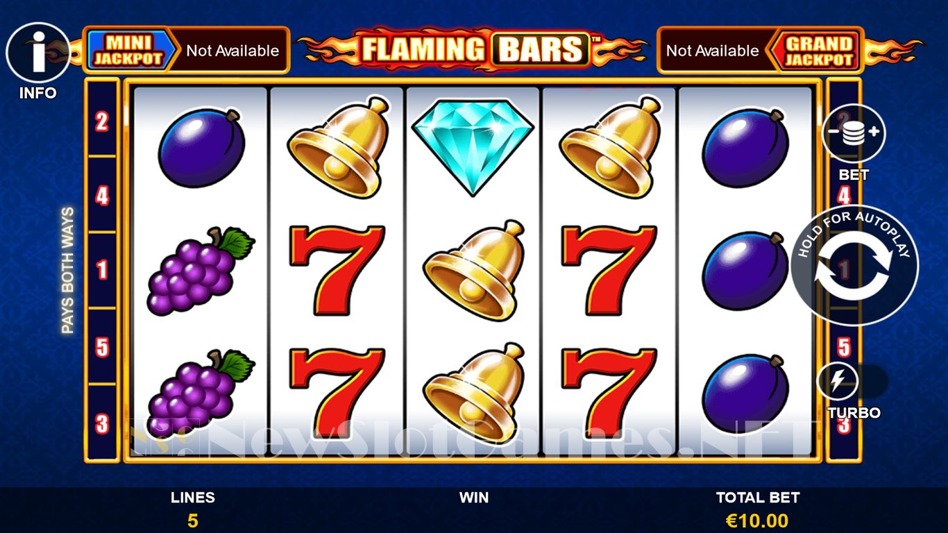 Football Flaming Bars Slot Demo Image
