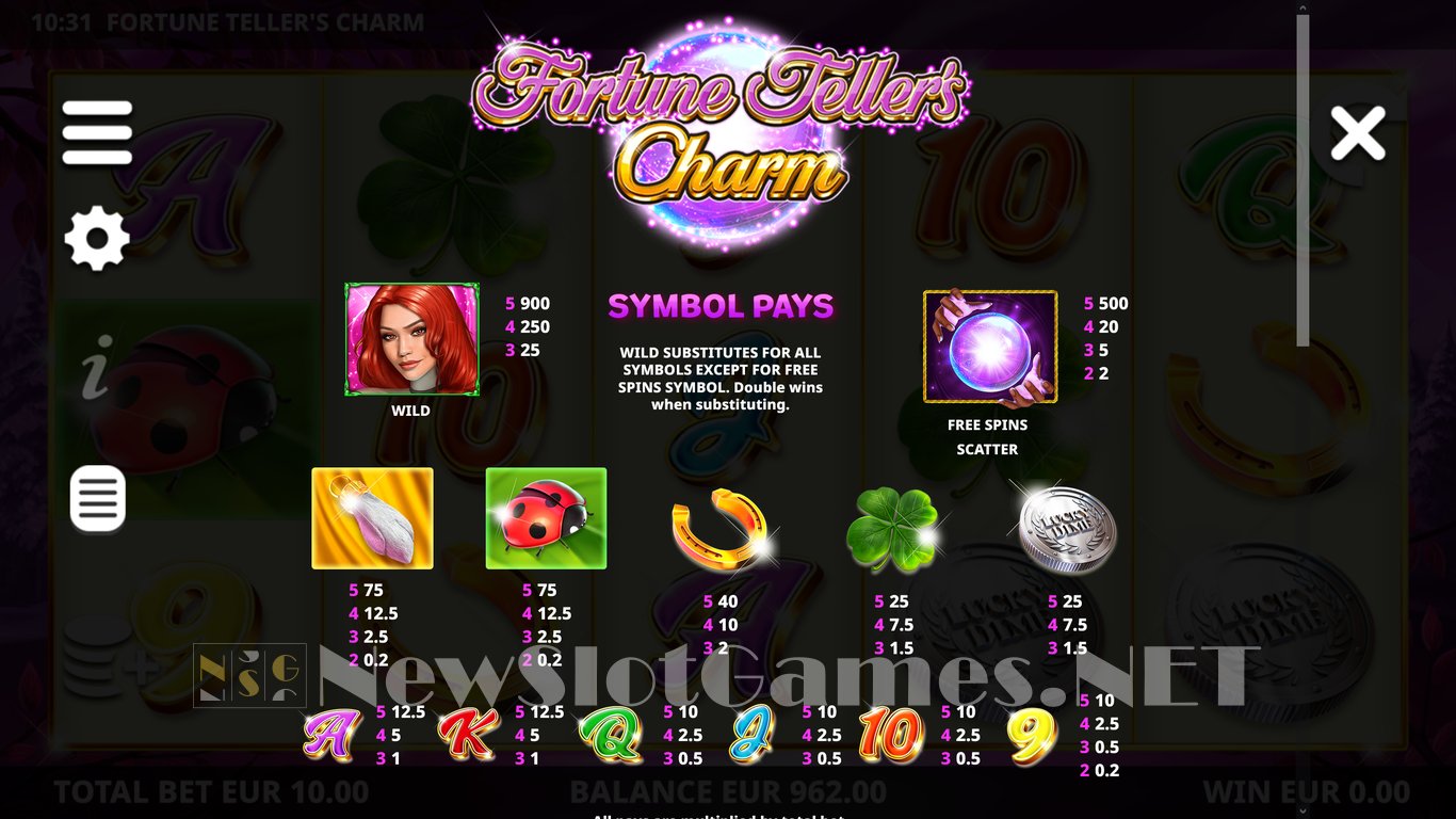 Fortune Tellers Charm Slot Slot Image in Demo - pic. 3