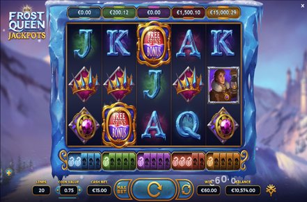 Frost Queen Jackpots Slot Logo
