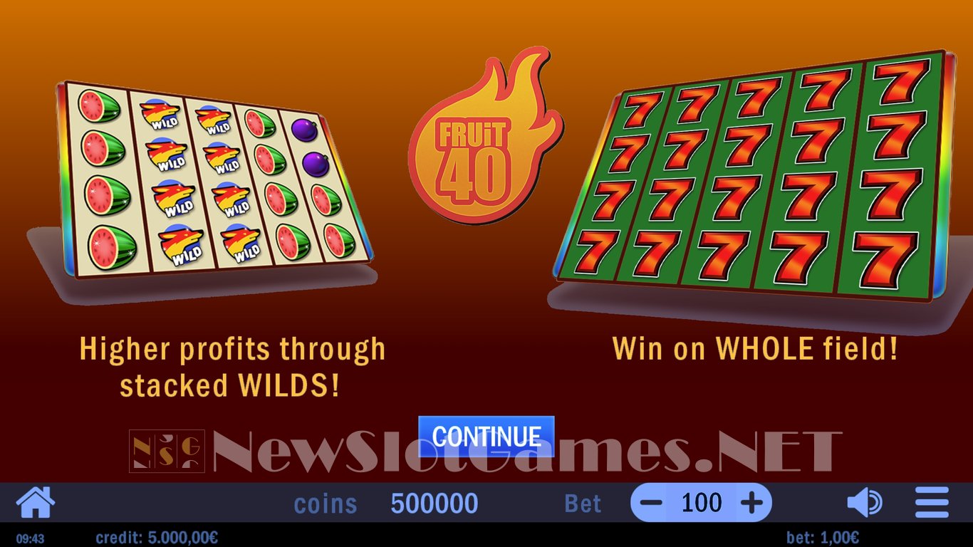 Fruit 40 Slot Demo Image