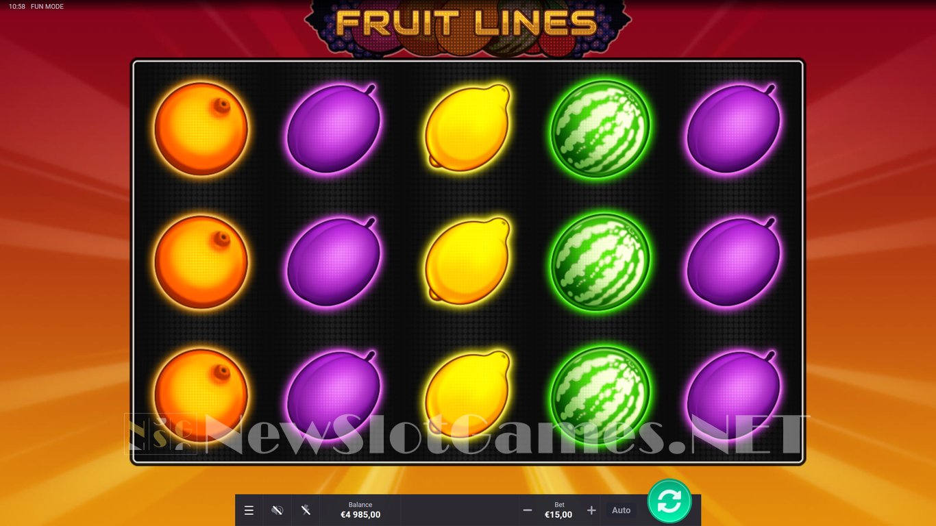 Fruit Lines Slot Demo Image