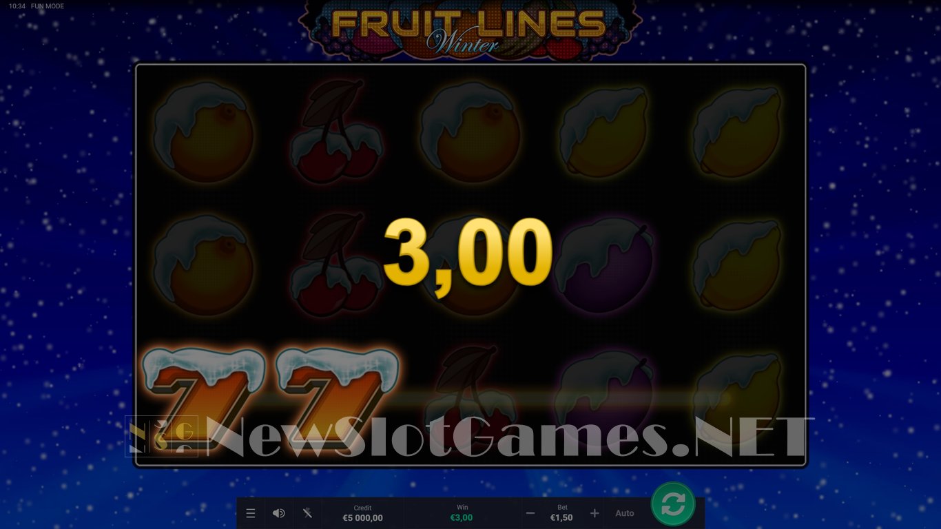 Fruit Lines Winter Slot Slot Image in Demo - pic. 2
