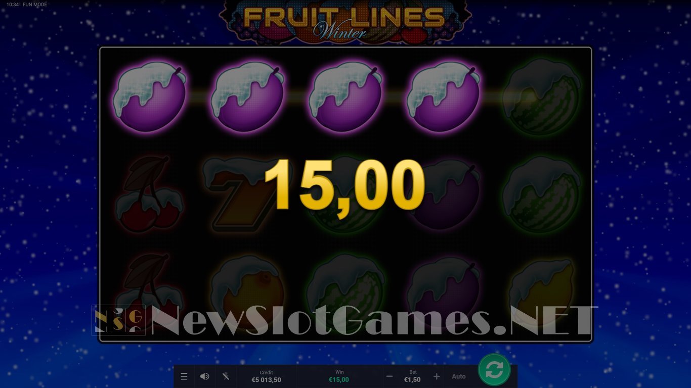 Fruit Lines Winter Slot Slot Image in Demo - pic. 3
