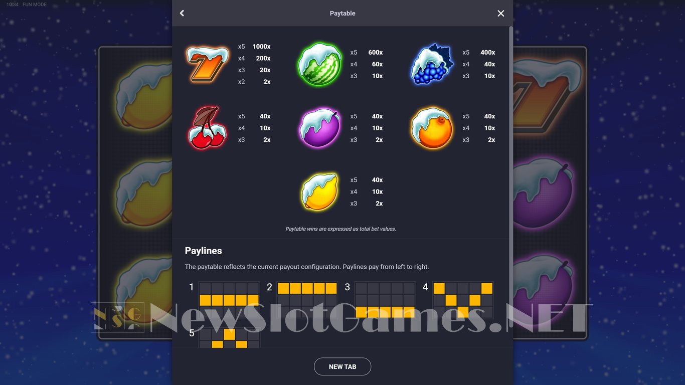 Fruit Lines Winter Slot Slot Image in Demo - pic. 5