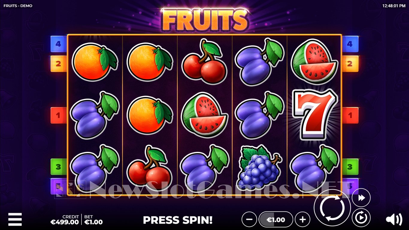 Fruits Slot Demo Image