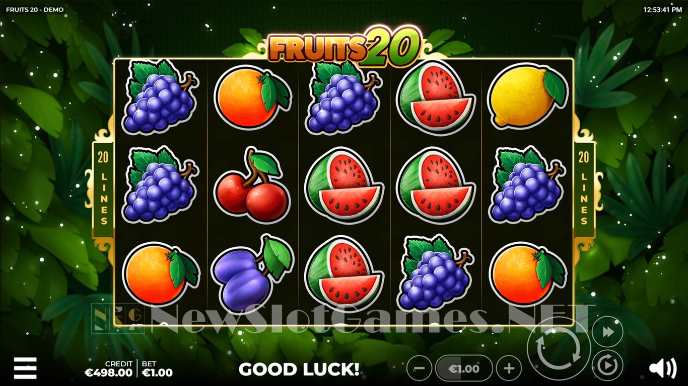 Fruits 20 Slot Demo Image