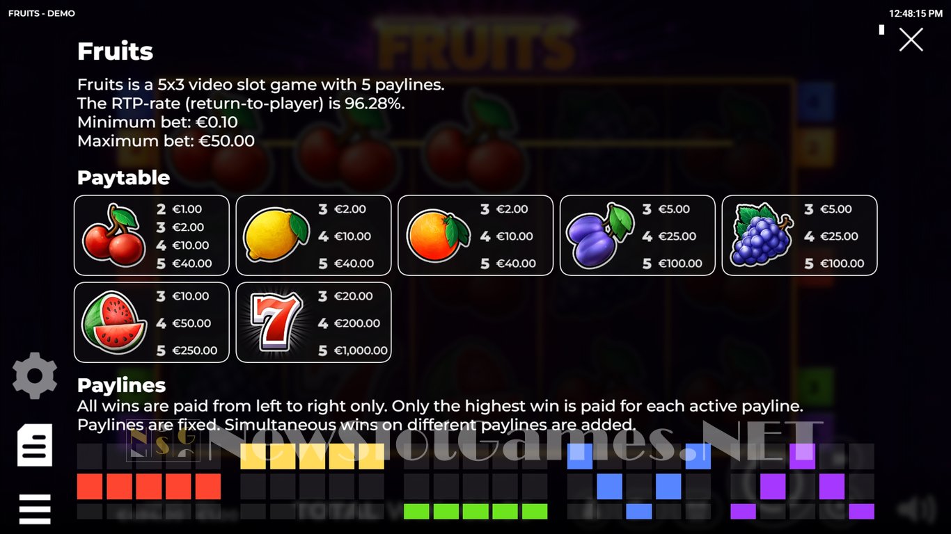 Fruits Slot Slot Image in Demo - pic. 4