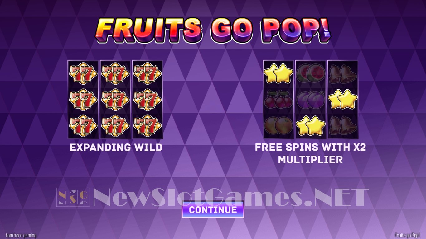 Fruits Go Pop Slot Demo Image