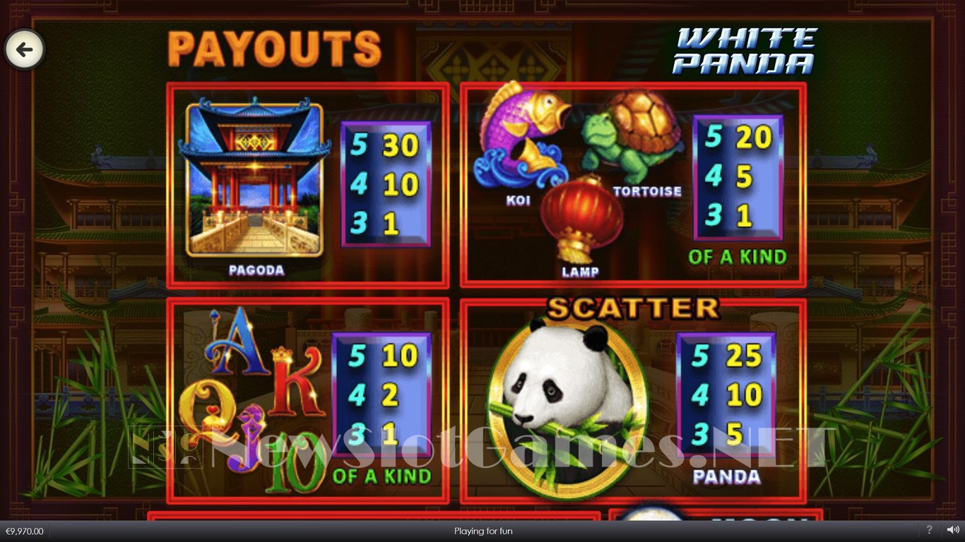 Full Moon White Panda Slot Slot Image in Demo - pic. 3