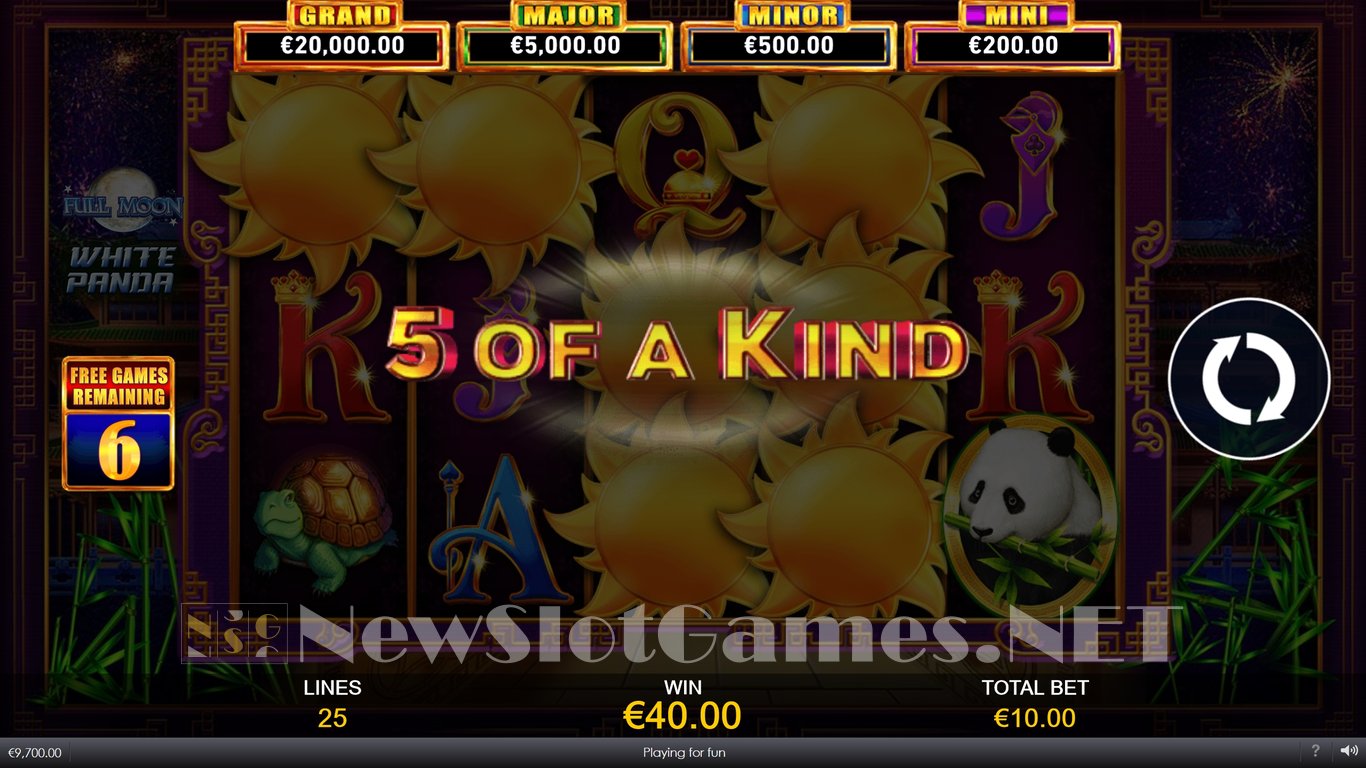 Full Moon White Panda Slot Slot Image in Demo - pic. 5