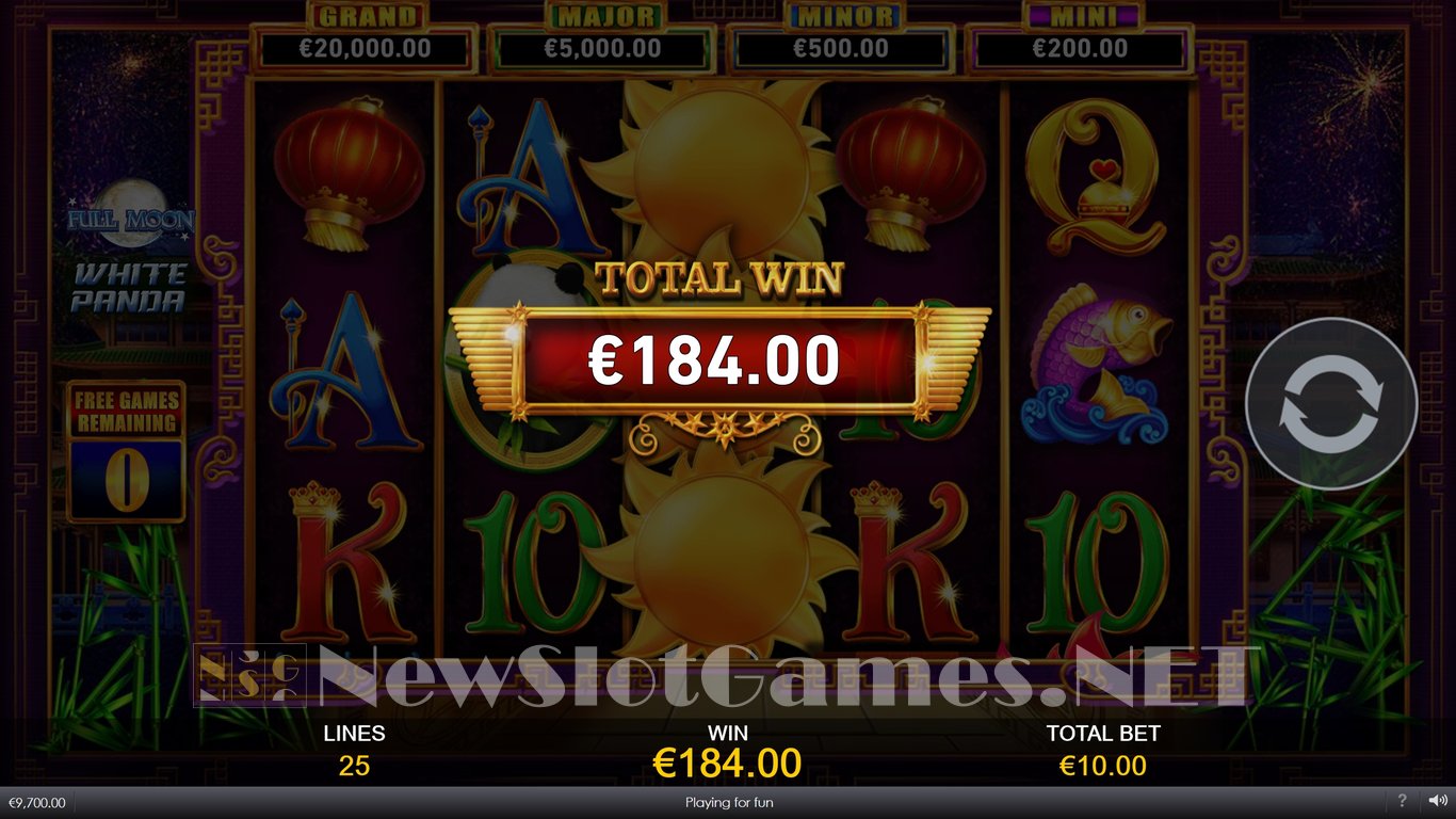 Full Moon White Panda Slot Slot Image in Demo - pic. 7
