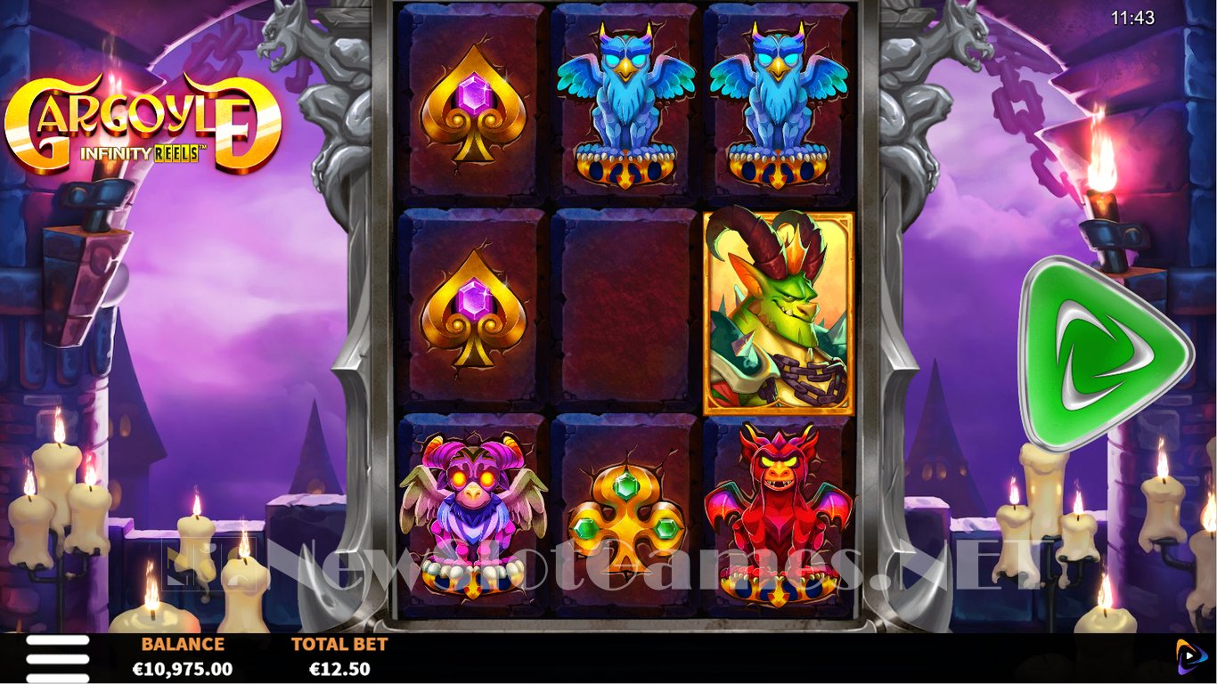 Gargoyle Infinity Reels Slot Demo Image