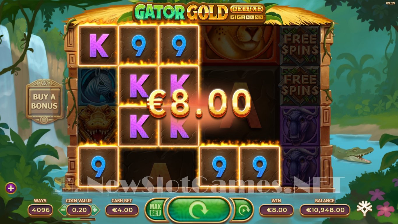 Gator Gold Gigablox Deluxe Slot Slot Image in Demo - pic. 10