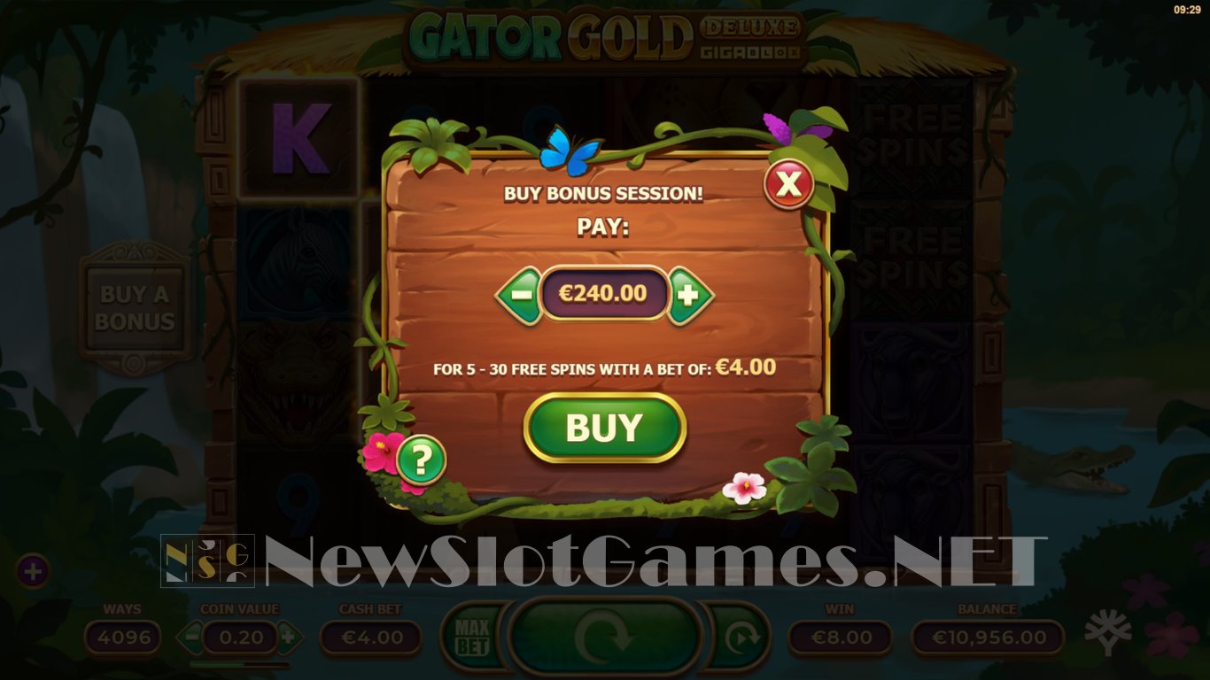 Gator Gold Gigablox Deluxe Slot Slot Image in Demo - pic. 11