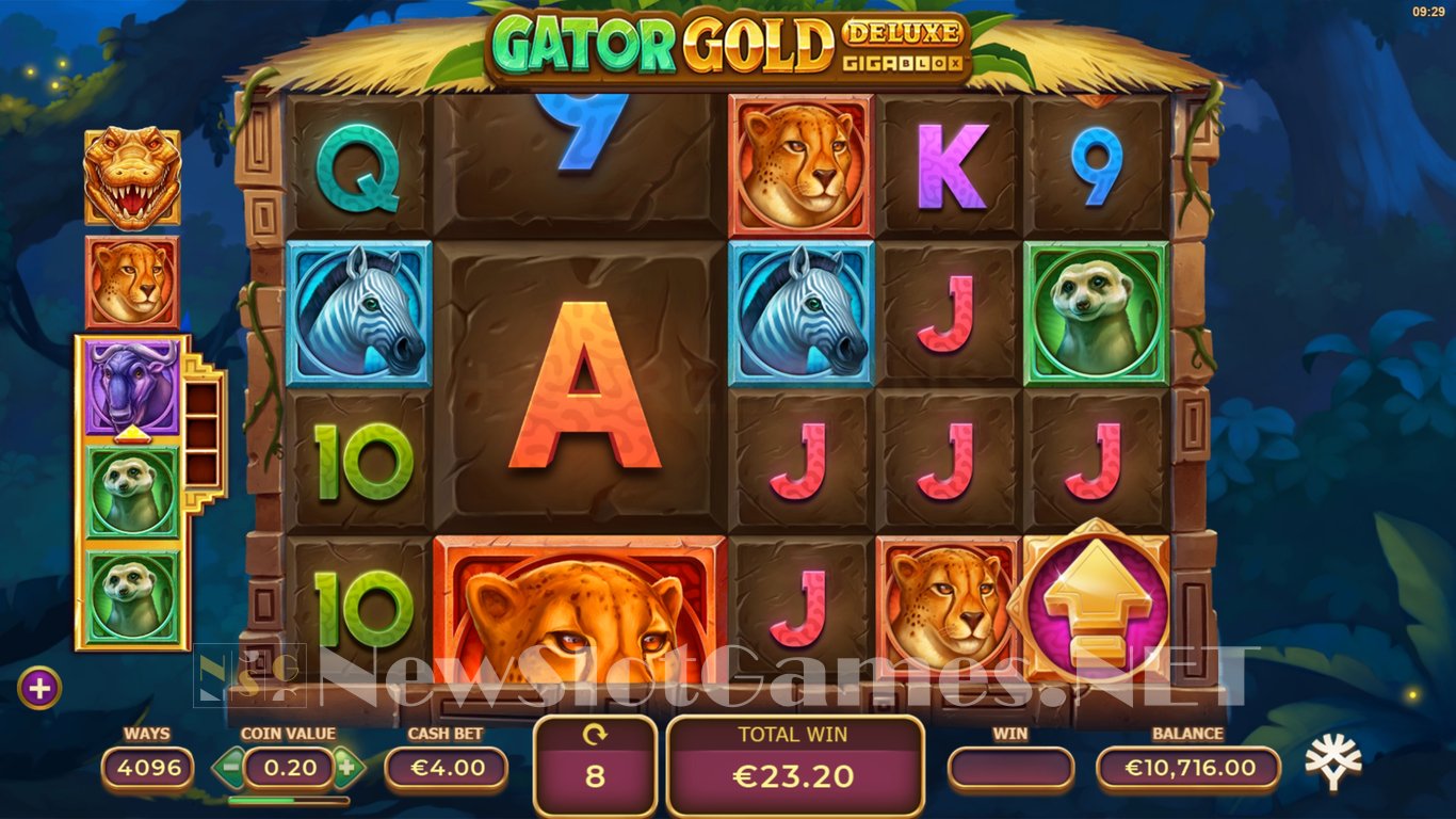 Gator Gold Gigablox Deluxe Slot Slot Image in Demo - pic. 16