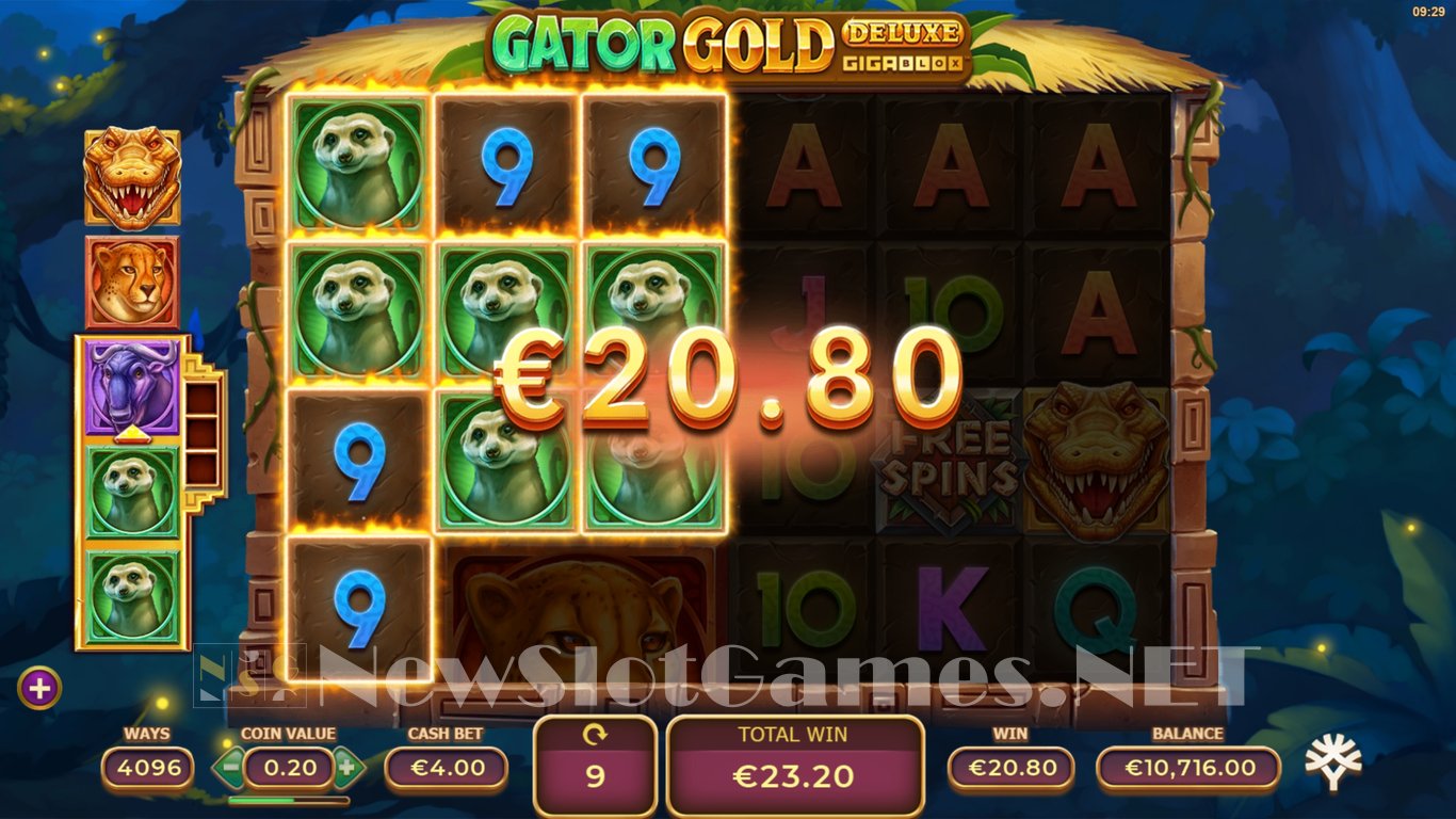 Gator Gold Gigablox Deluxe Slot Slot Image in Demo - pic. 17