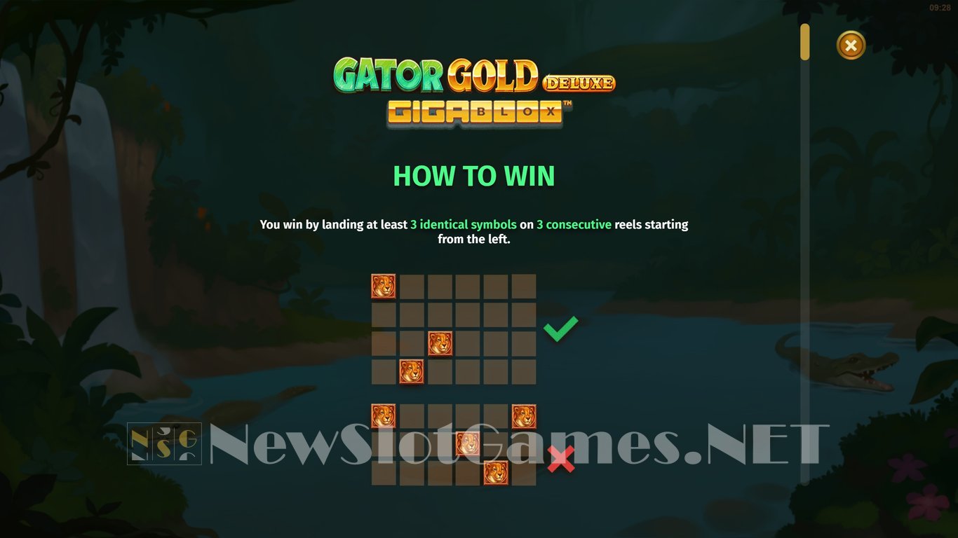Gator Gold Gigablox Deluxe Slot Slot Image in Demo - pic. 3