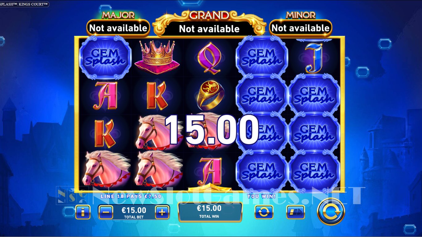 Gem Splash Kings Court Slot Slot Image in Demo - pic. 3