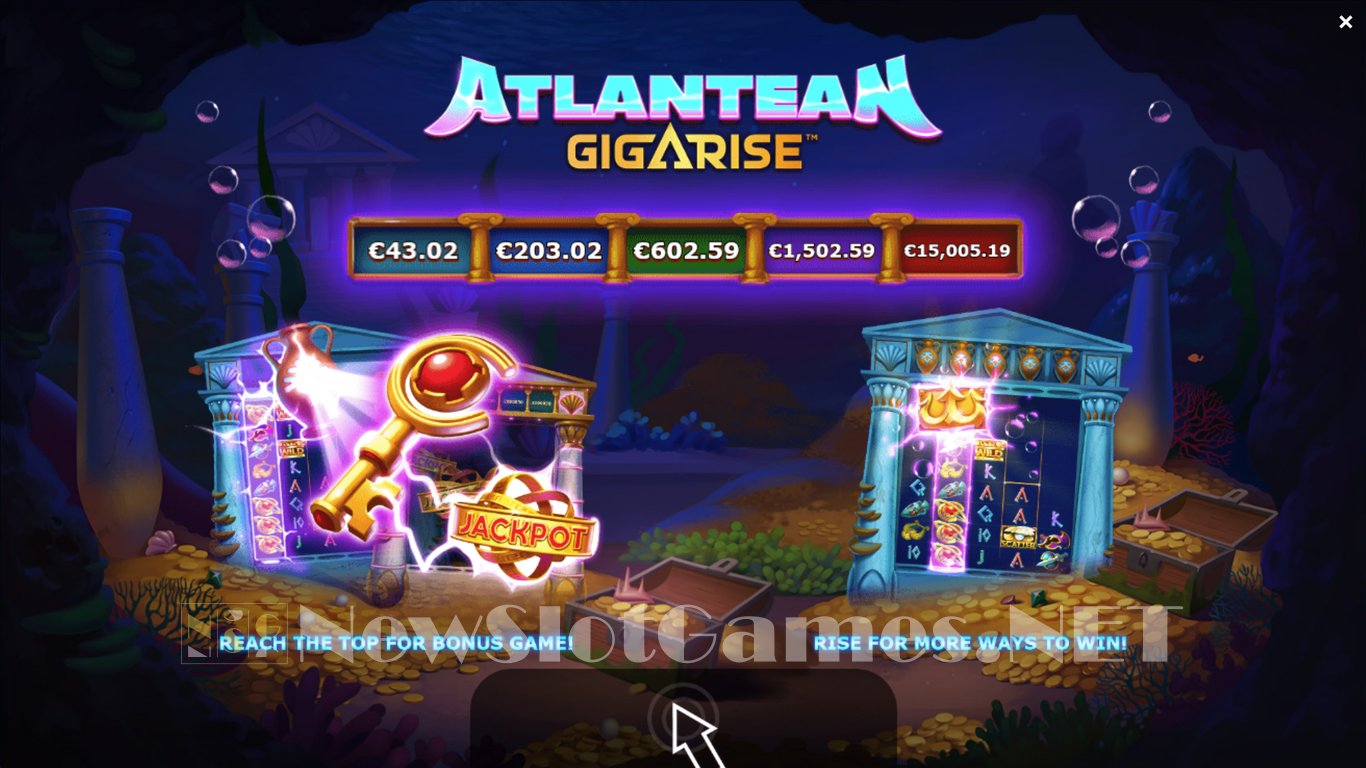 Atlantean GigaRise Slot Demo Image