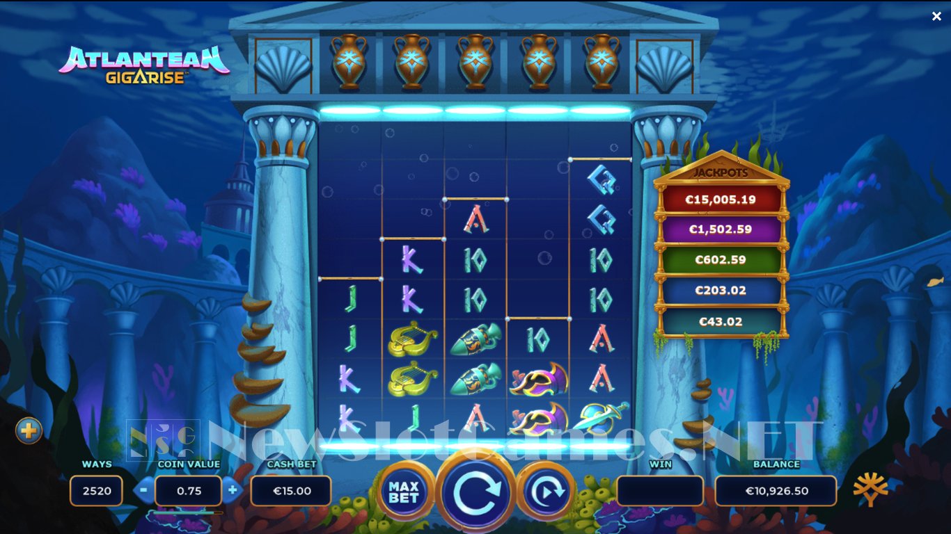 Atlantean GigaRise Slot Slot Image in Demo - pic. 2