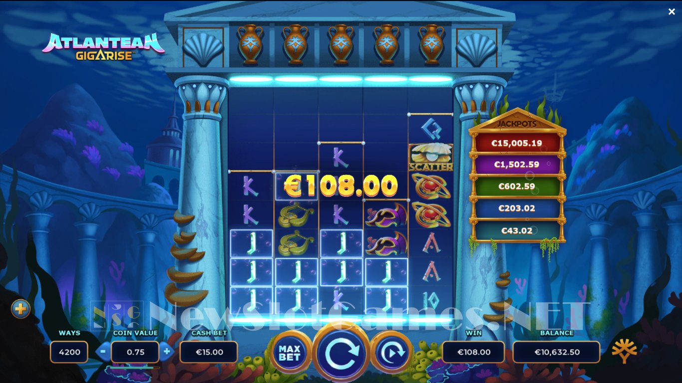 Atlantean GigaRise Slot Slot Image in Demo - pic. 3