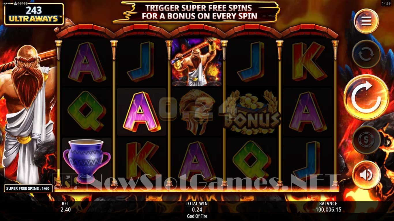 God of Fire Slot Demo Image