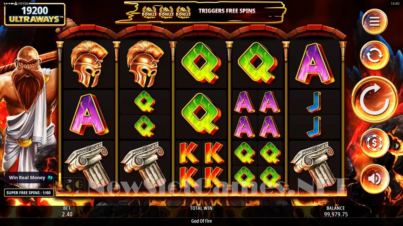 God of Fire Slot Slot Image in Demo - pic. 4