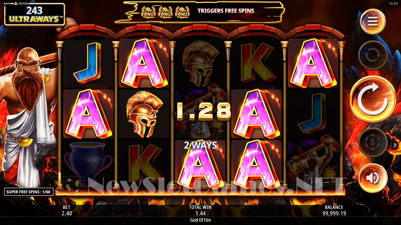 God of Fire Slot Slot Image in Demo - pic. 5
