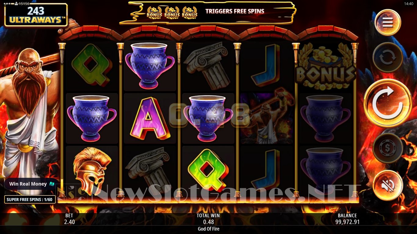 God of Fire Slot Slot Image in Demo - pic. 6