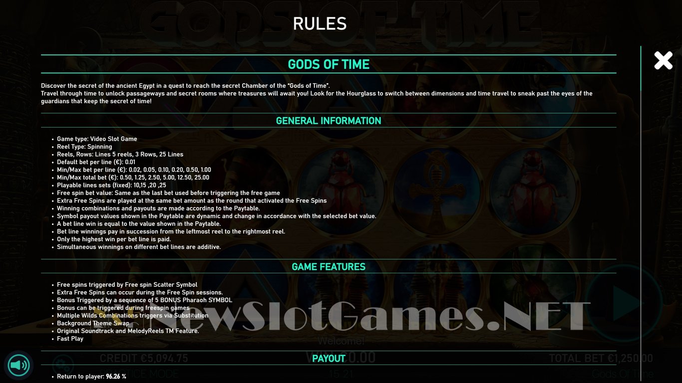 Gods of Time Slot Slot Image in Demo - pic. 15