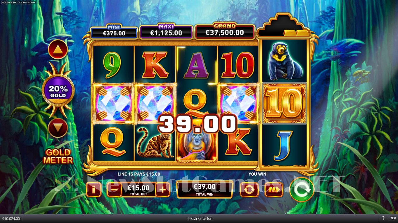 Gold Pile Orangutan Slot Demo Image