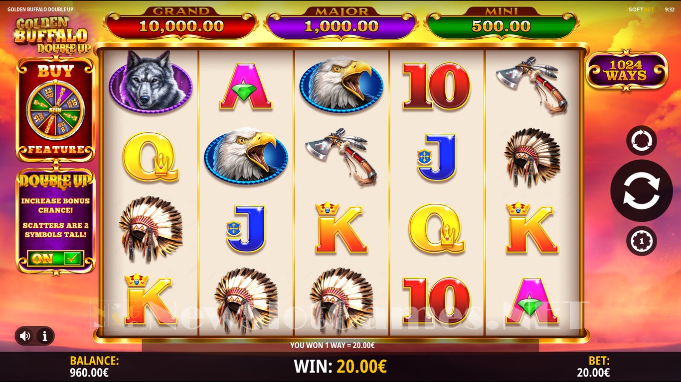 Golden Buffalo Double Up Slot Slot Image in Demo - pic. 2