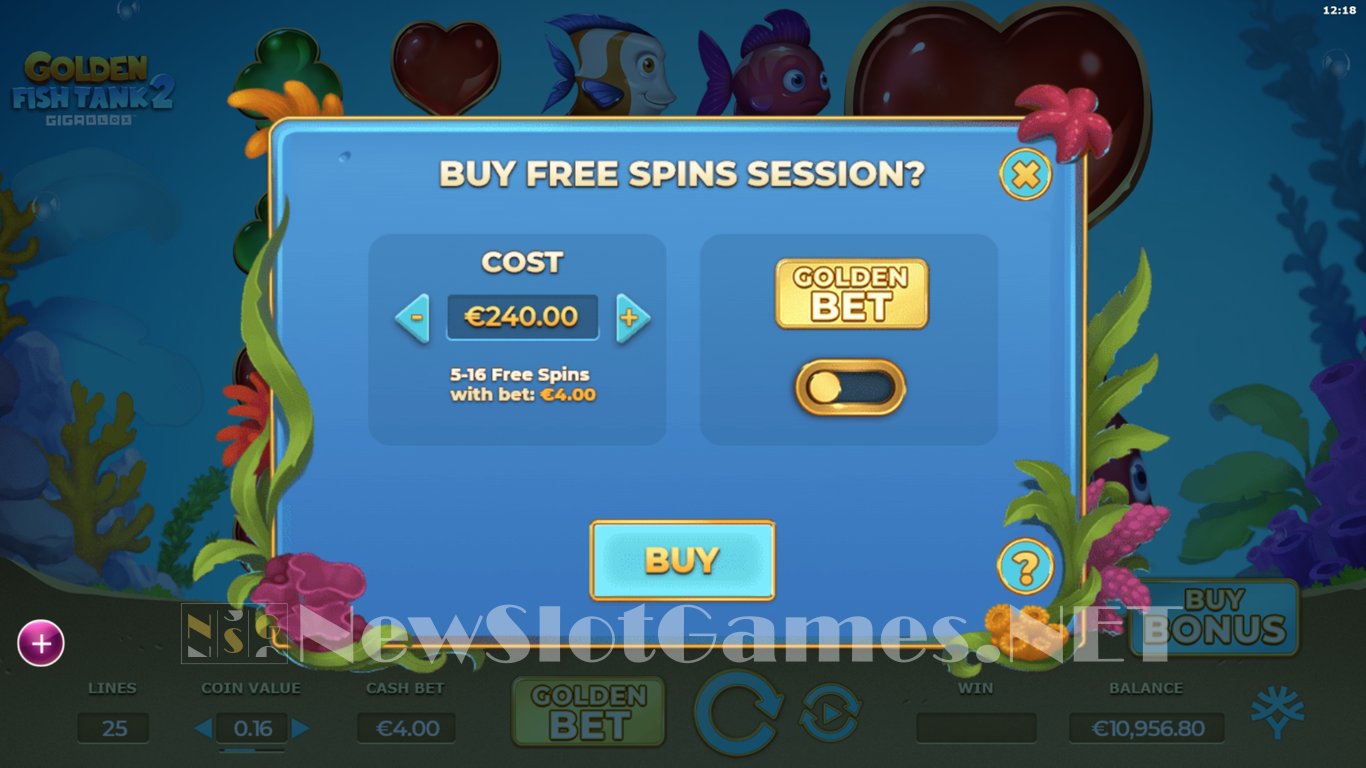 Golden Fish Tank 2 Gigablox Slot Slot Image in Demo - pic. 12