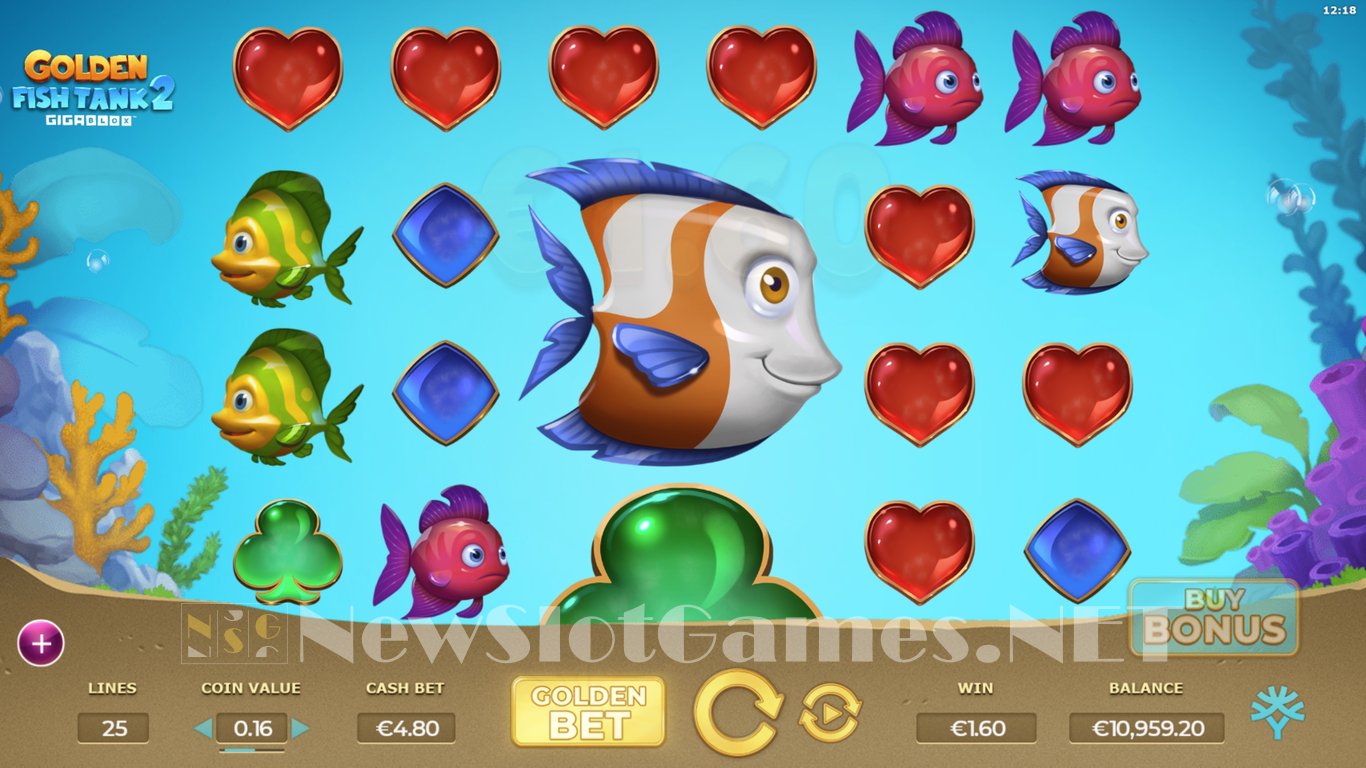 Golden Fish Tank 2 Gigablox Slot Slot Image in Demo - pic. 8