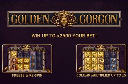 Golden Gorgon Slot Logo
