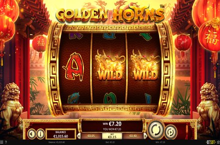 Golden Horns Slot Logo