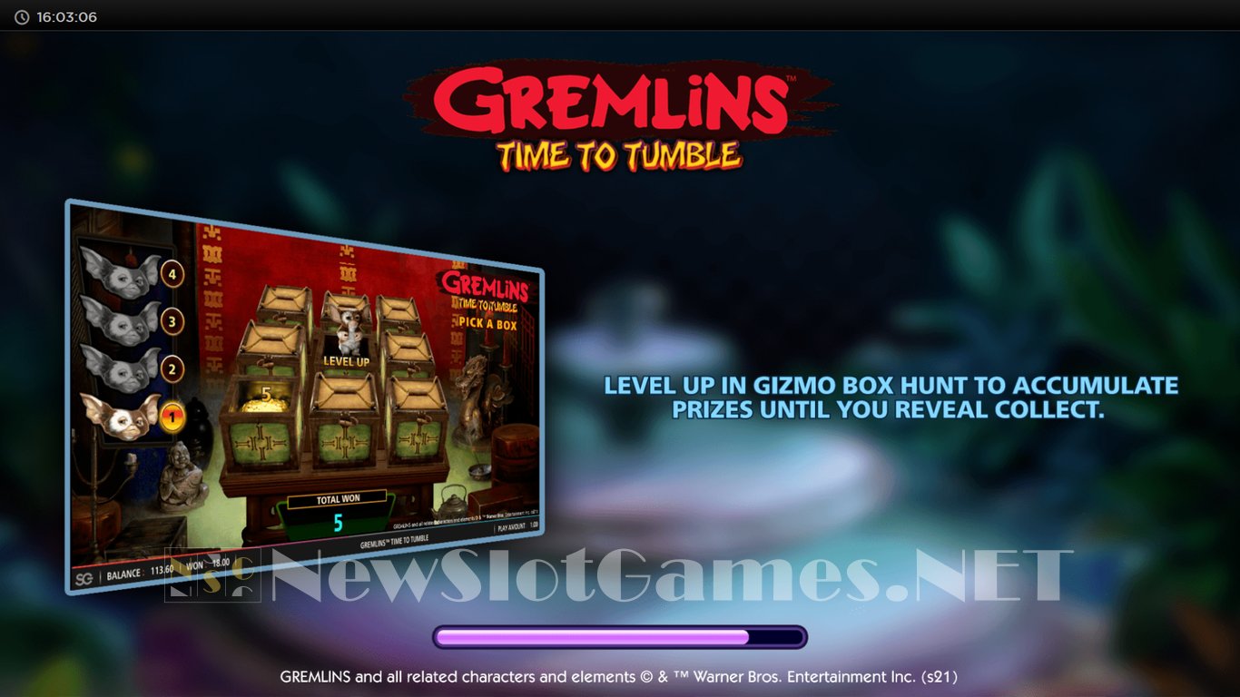 Gremlins Time To Tumble Slot Demo Image