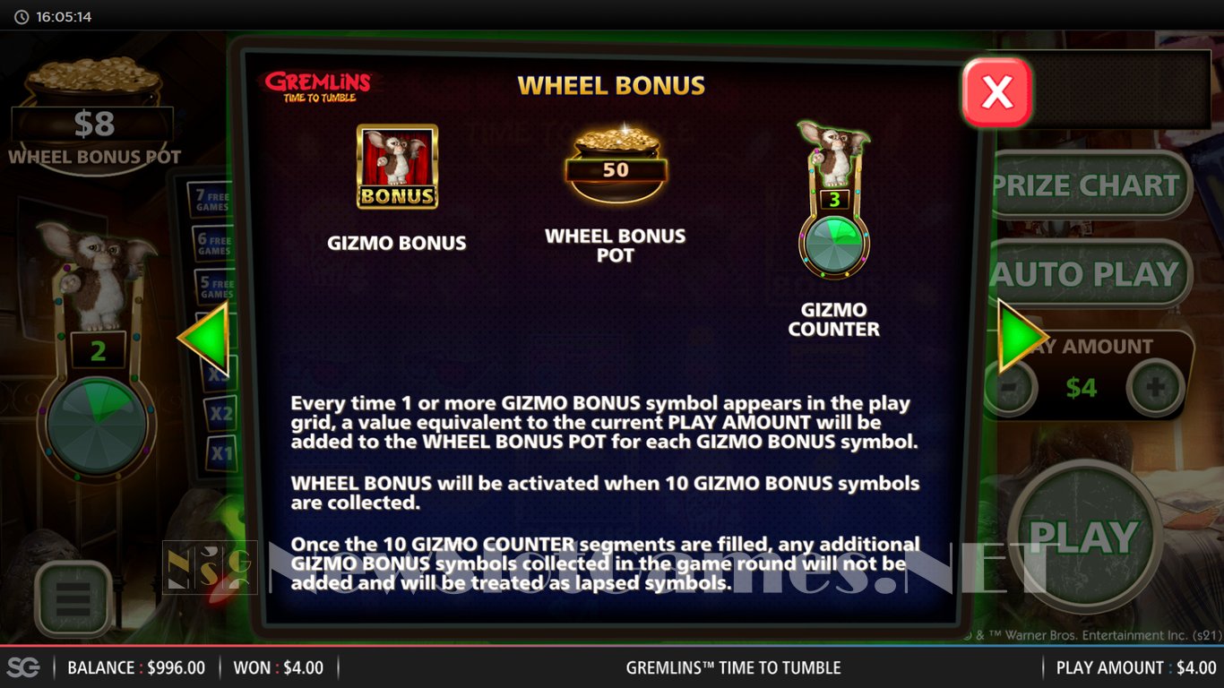 Gremlins Time To Tumble Slot Slot Image in Demo - pic. 4