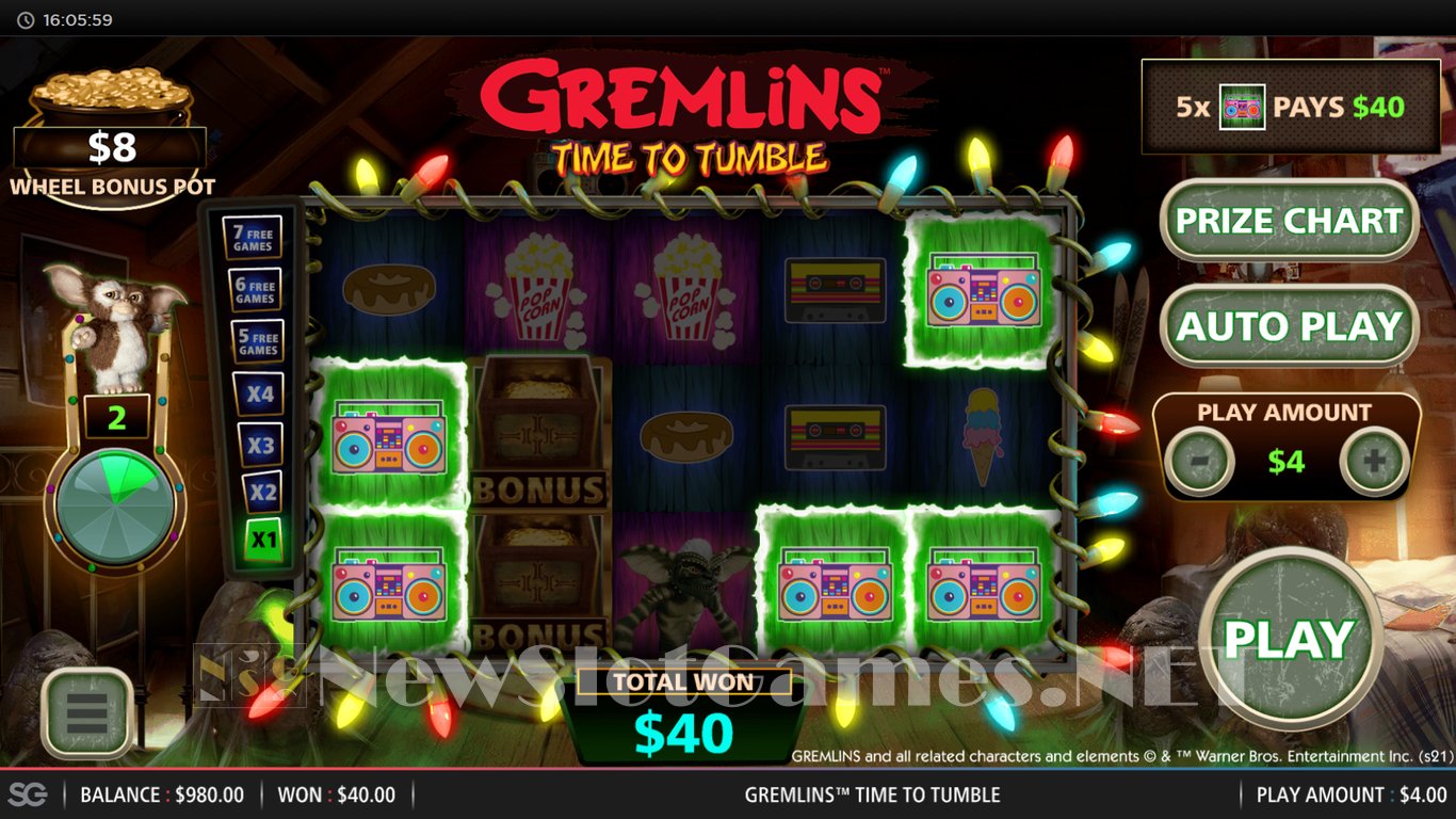 Gremlins Time To Tumble Slot Slot Image in Demo - pic. 5