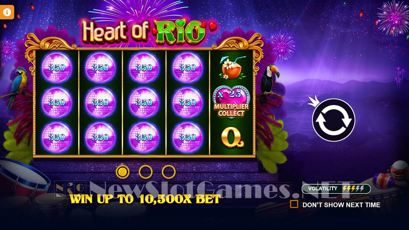 Heart of Rio Slot Demo Image