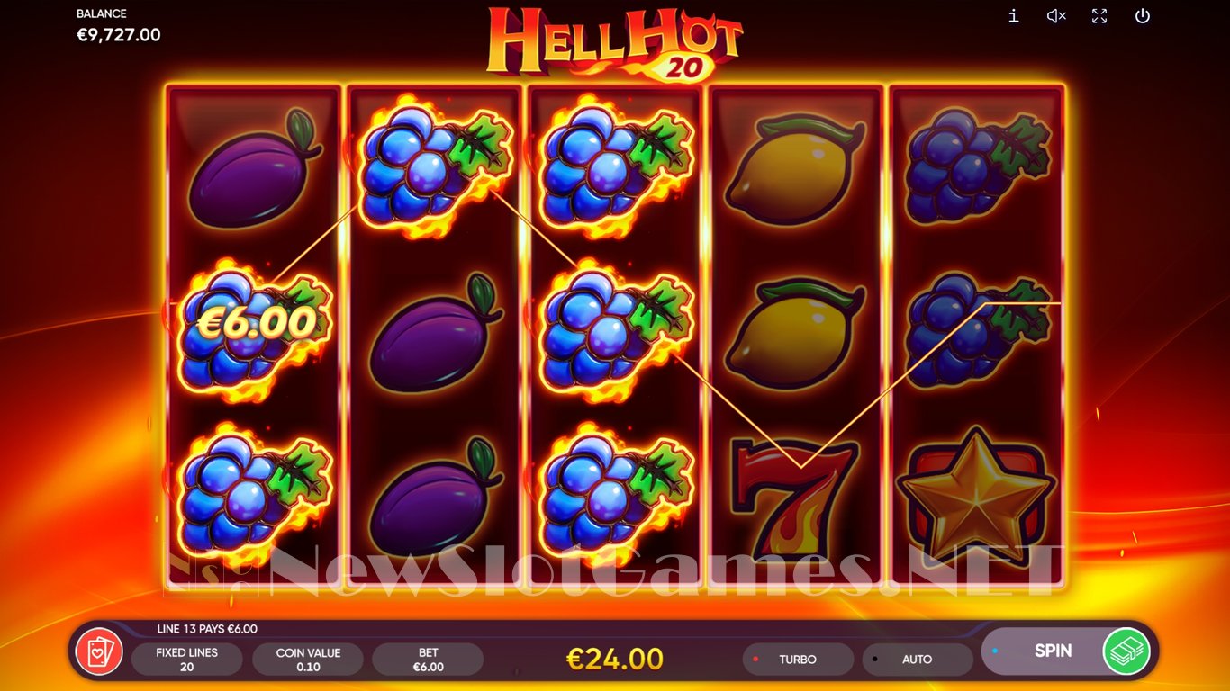 Hell Hot 20 Slot Slot Image in Demo - pic. 8