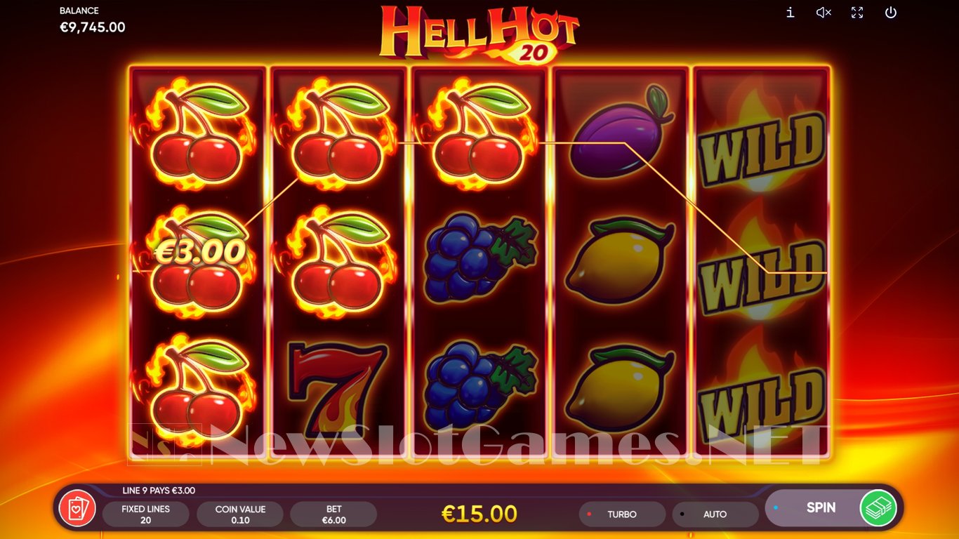 Hell Hot 20 Slot Slot Image in Demo - pic. 9