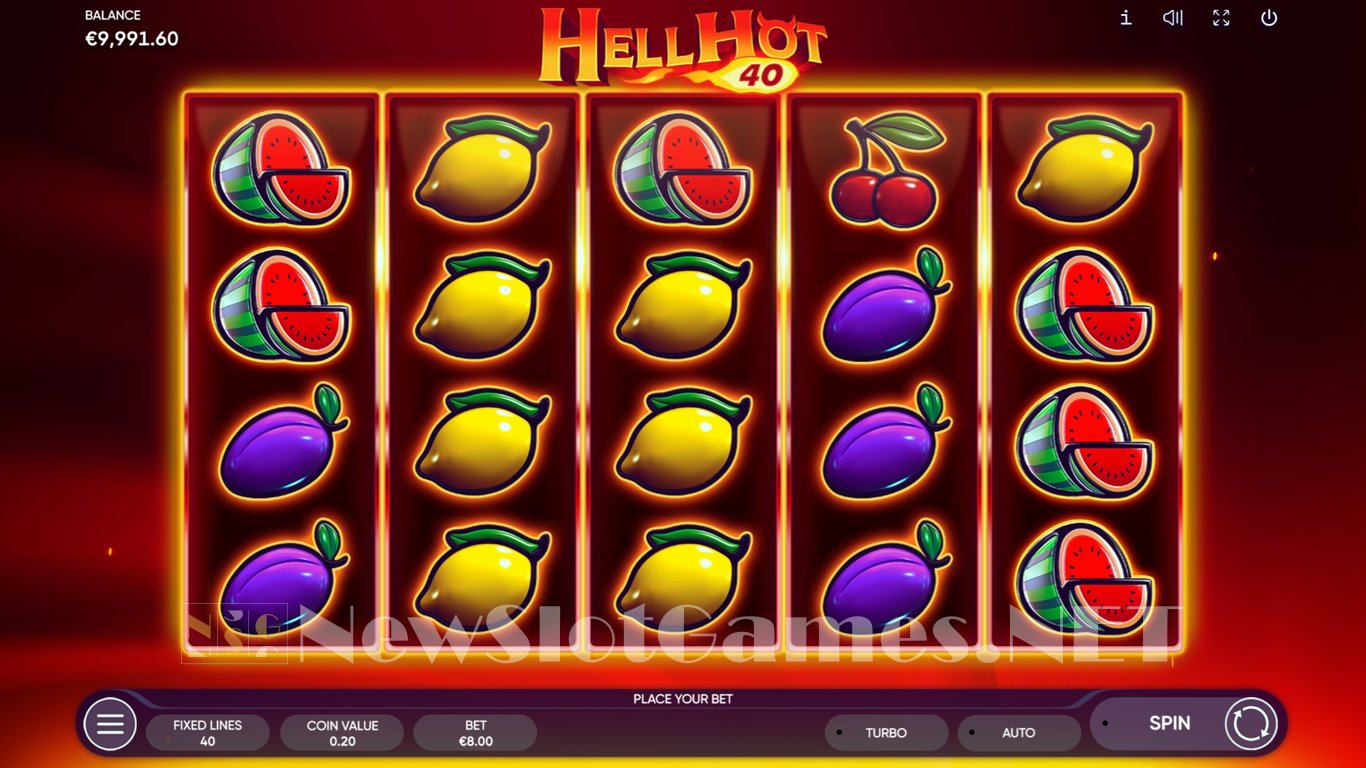Hell Hot 40  Slot Demo Image