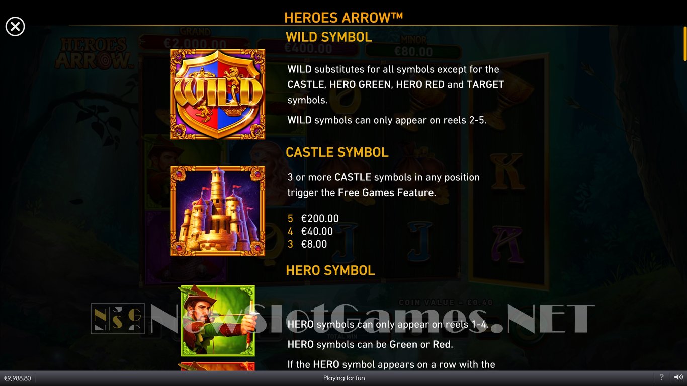 Heroes Arrow Slot Slot Image in Demo - pic. 3