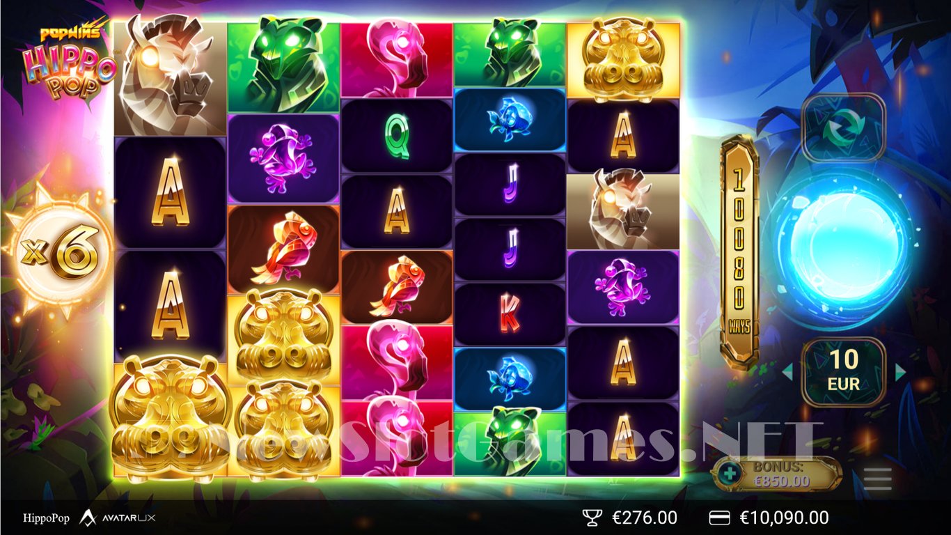HippoPop Slot Demo Image